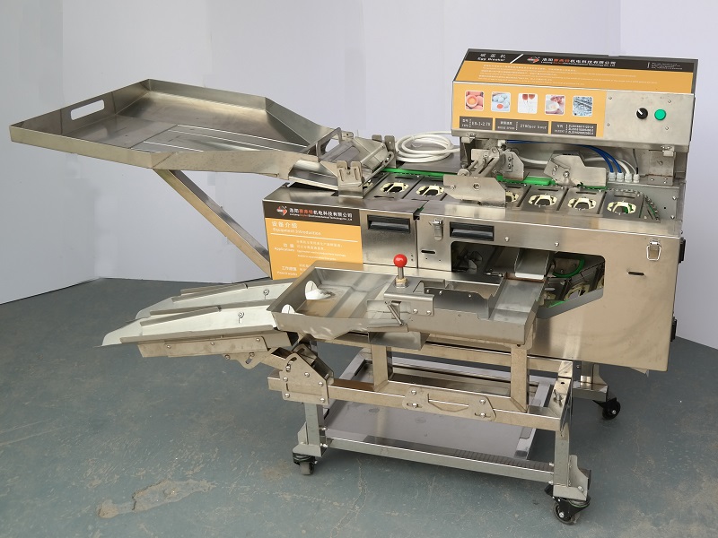 單排敲蛋機(jī)+蛋液雙槽分離 單排敲蛋機(jī)+蛋液雙槽分離